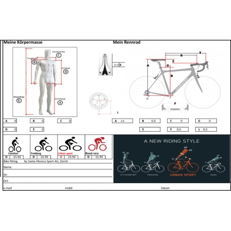 Bike fitting Rennrad