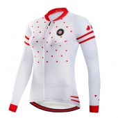 Langlauf Thermo Shirt women E-Swiss White Red