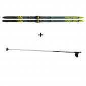 Langlauf Ski Fischer Twin Skin Performance Medium Set 2021/2022