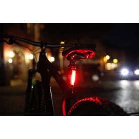 Fahrrad Scheinwerfer mit 3 LED u. USB auflatbar