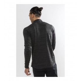 Langlauf Pullover Craft Halfzip Melang