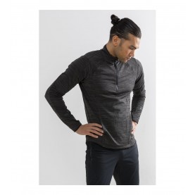 Langlauf Pullover Craft Halfzip Melang