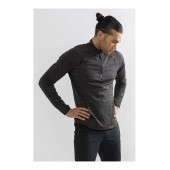 Langlauf Pullover Craft Halfzip Melang