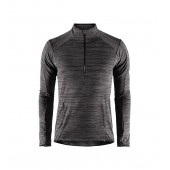 Langlauf Pullover Craft Halfzip Melang