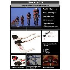 Triathlon handlebar system Erox Carbon