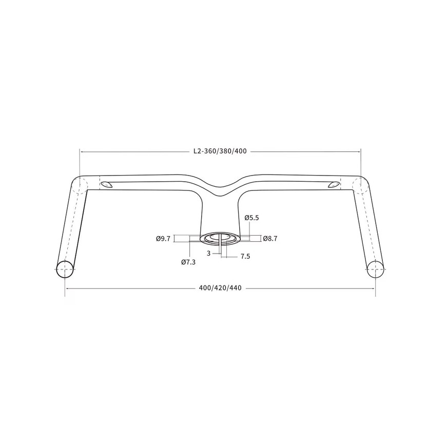 Karbon Lenker Race & Gravel Hover Komfort