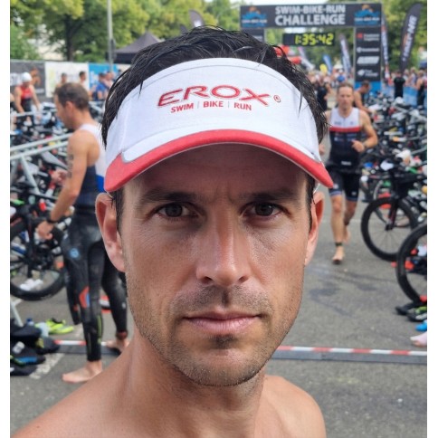 Tri Visor cap swim-bike-run